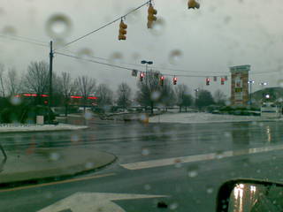 Snow and rain