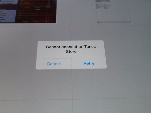 Cannot Connect to iTunes