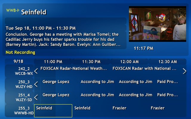 MythTV Guide