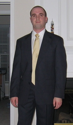 A rate photo of me in a suit