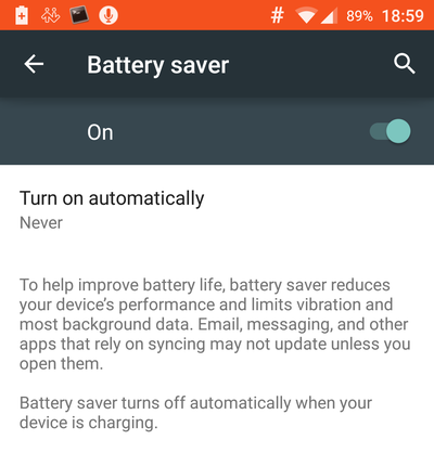 Battery Saver